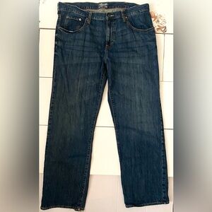 Old Navy Men's Dark Blue Straight Jeans